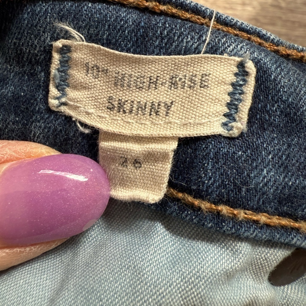 Madewell Women's 10" High-Rise Skinny Jeans | Size 26 - Picture 11 of 13